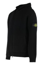 Load image into Gallery viewer, Hooded sweater with zip in wool and cashmere
