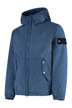 Load image into Gallery viewer, Denim Research - Jacket with hood in lightweight fabric
