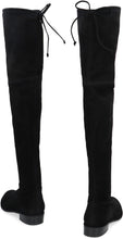 Load image into Gallery viewer, Lowland Stretch suede over the knee boots
