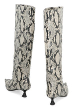 Load image into Gallery viewer, Croco-print eco-leather boots
