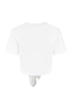 Load image into Gallery viewer, Twist-front cotton T-shirt
