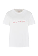 Load image into Gallery viewer, Embroidered cotton T-shirt
