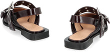 Load image into Gallery viewer, Feminine Buckle eco-leather slingback pumps
