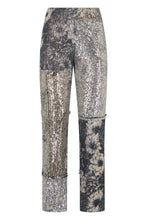 Load image into Gallery viewer, Patchwork trousers with sequins
