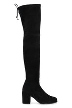 Load image into Gallery viewer, Tieland stretch suede over the knee boots
