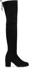 Load image into Gallery viewer, Tieland stretch suede over the knee boots
