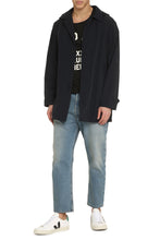 Load image into Gallery viewer, Hooded techno fabric raincoat
