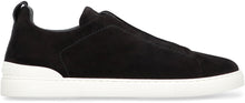 Load image into Gallery viewer, Triple Stitch Suede sneakers
