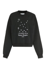 Load image into Gallery viewer, Cotton crew-neck sweatshirt with logo
