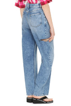 Load image into Gallery viewer, High-waist wide-leg jeans
