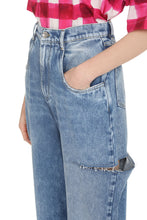 Load image into Gallery viewer, High-waist wide-leg jeans
