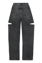 Load image into Gallery viewer, High-waist wide-leg jeans
