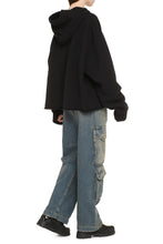 Load image into Gallery viewer, Cotton full zip hoodie
