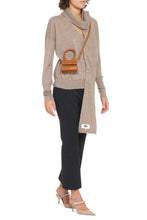 Load image into Gallery viewer, Scarf-detail wool-blend cardigan
