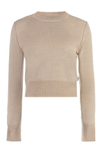 Load image into Gallery viewer, Wool-blend crew-neck sweater
