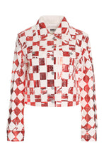 Load image into Gallery viewer, Printed denim jacket
