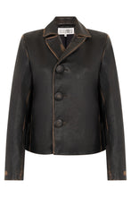 Load image into Gallery viewer, Short leather jacket
