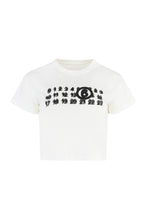 Load image into Gallery viewer, Logo cotton crop-top
