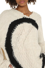 Load image into Gallery viewer, Open-needle details pullover
