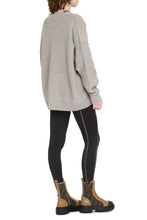Load image into Gallery viewer, Patch detail wool-blend cardigan
