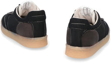 Load image into Gallery viewer, Leather and fabric low-top sneakers
