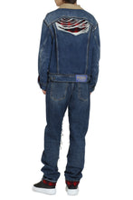 Load image into Gallery viewer, Destroyed denim jacket
