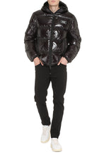 Load image into Gallery viewer, Hooded full-zip down jacket
