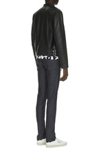 Load image into Gallery viewer, Shiny leather Biker jacket
