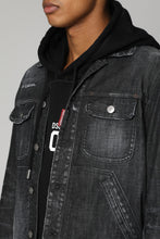Load image into Gallery viewer, Boxy Jean bleach wash denim jacket
