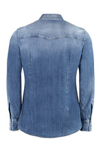 Load image into Gallery viewer, Stone washed denim shirt
