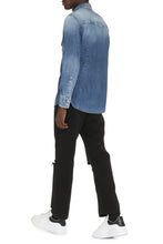 Load image into Gallery viewer, Stone washed denim shirt
