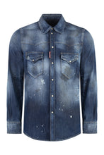 Load image into Gallery viewer, Fashion Western denim shirt
