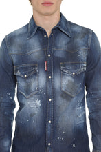 Load image into Gallery viewer, Fashion Western denim shirt
