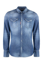 Load image into Gallery viewer, Western style denim shirt
