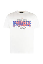 Load image into Gallery viewer, Cotton crew-neck T-shirt

