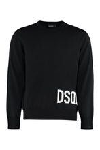 Load image into Gallery viewer, DSQ2 virgin wool crew-neck sweater

