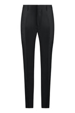 Load image into Gallery viewer, Wool-blend taylored cigarette trousers

