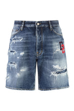 Load image into Gallery viewer, Marine denim bermuda shorts
