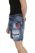 Load image into Gallery viewer, Marine denim bermuda shorts
