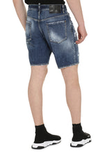 Load image into Gallery viewer, Marine denim bermuda shorts
