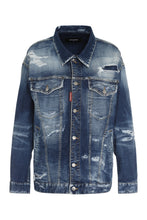 Load image into Gallery viewer, Destroyed denim jacket
