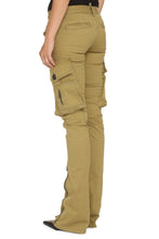 Load image into Gallery viewer, Stretch cotton cargo trousers
