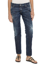 Load image into Gallery viewer, Jennifer destroyed straight leg jeans
