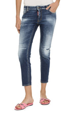 Load image into Gallery viewer, Stretch cotton cropped jeans
