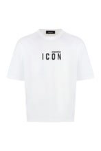 Load image into Gallery viewer, Cotton crew-neck T-shirt
