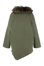 Load image into Gallery viewer, Hooded parka with fur trimming
