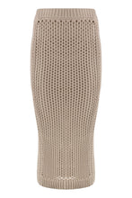 Load image into Gallery viewer, Openwork-knit skirt

