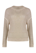 Load image into Gallery viewer, Cotton blend crew-neck sweater
