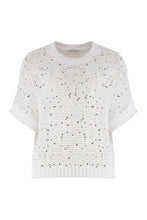 Load image into Gallery viewer, Cotton crew-neck sweater
