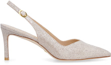 Load image into Gallery viewer, Edith lurex slingback pumps
